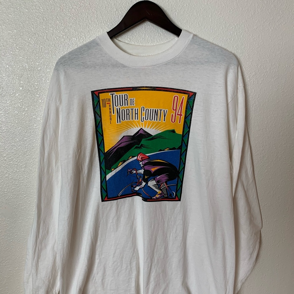 Vintage Tour De North County 90’s Tee